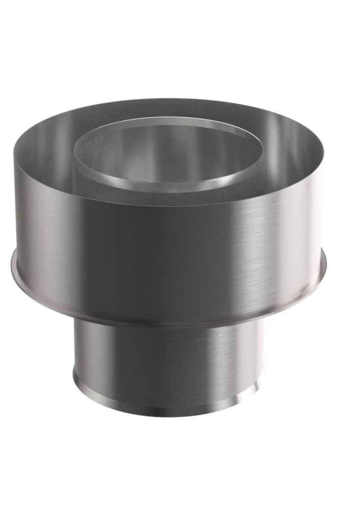 Conduit-Fix - Adaptateur simple vers double paroi Ø 100 - 130 - 150 - 180 -200mm