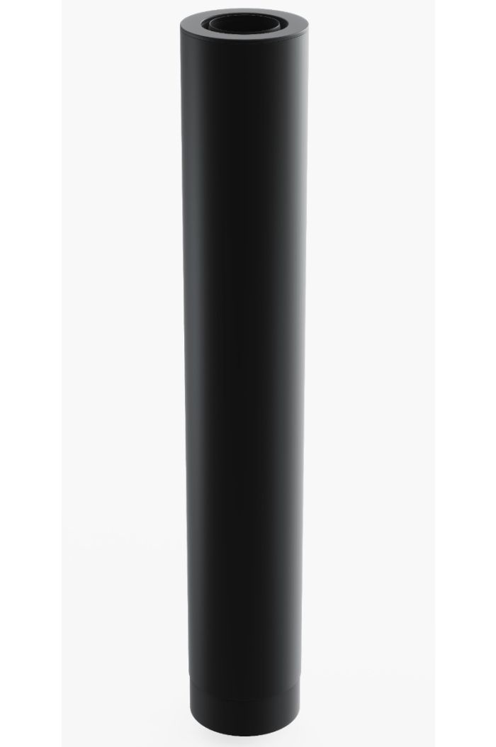 Élément droit avec adaptateur 1000mm Ø 100-130-150-180-200 mm