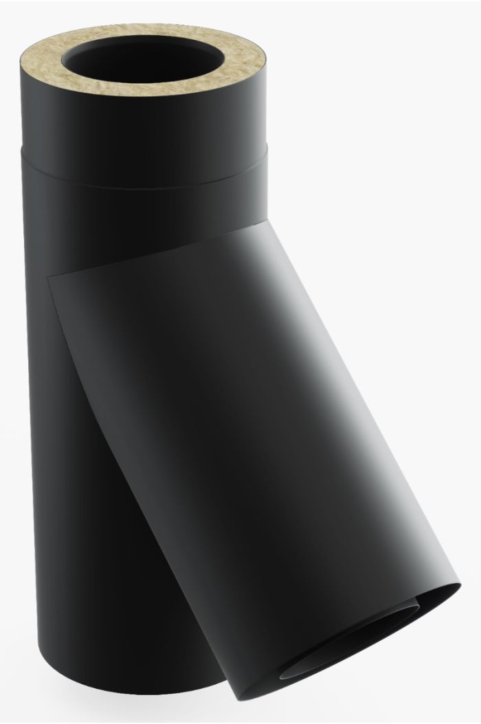 Schornstein-es Feuerungsanschluss / T-Element 45°