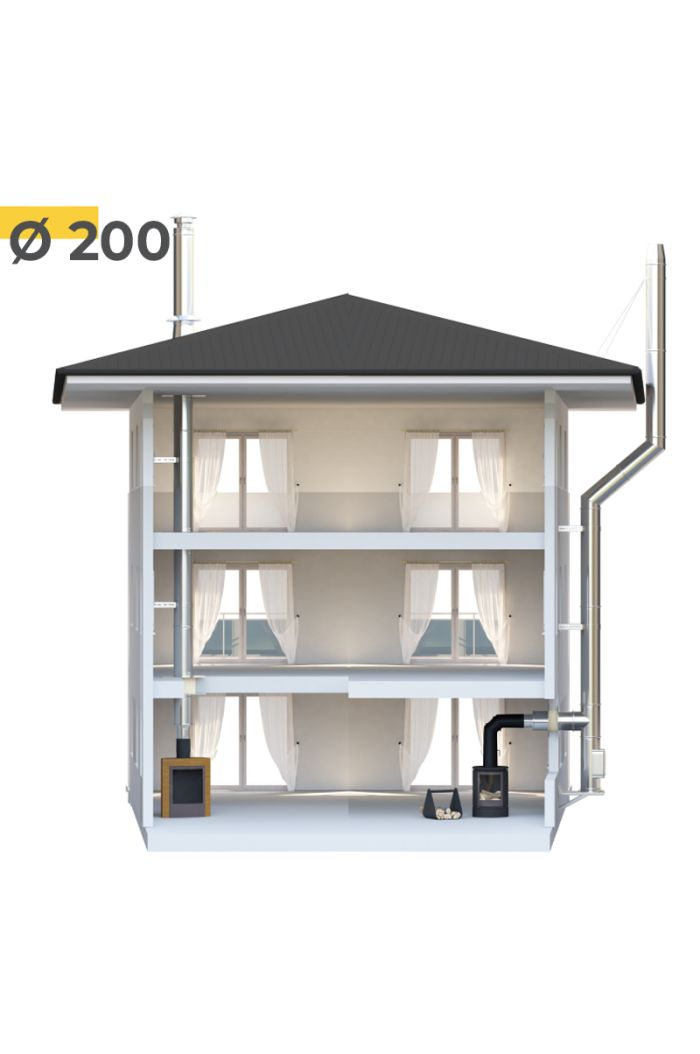 Ø 200mm Schornstein online konfigurieren