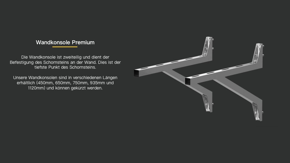 Wandkonsole Premium