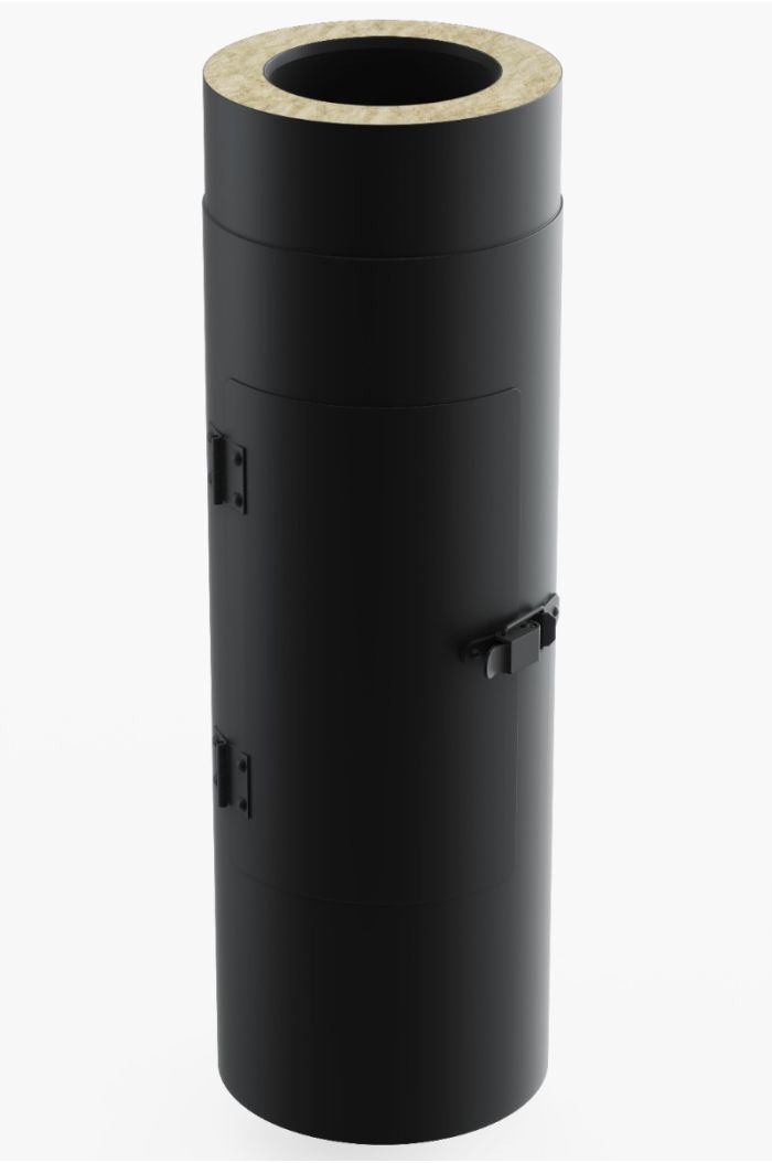 Steck-Fit Prüföffnung Ø150mm Schwarz Matt