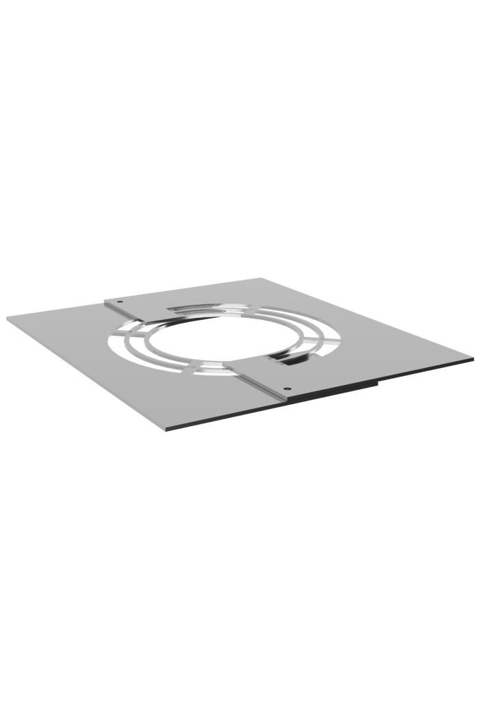 Ventilerad takpanel Tvådelad fyrkantig ID 130-150-180-200 mm